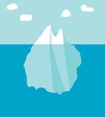 Icy Rock with Tip Above