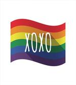 Waving Rainbow Flag Acronym