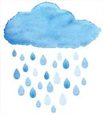 Rain Drops and Cloud