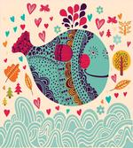 Colorful Whales Plants