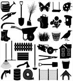Monochrome Garden Items