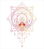 Geometrical Abstract Moth