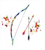 Abstract Bow and Arrow