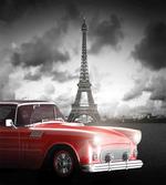 Vintage Car and Eiffel