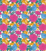 Spring Peony Blossoms Leaves artwork