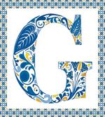 Tile Designed Letter G
