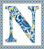 Floral Vintage Azulejo