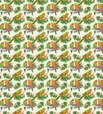 Vivid Floral Parrots