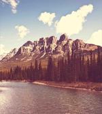Canada River and Trees artwork