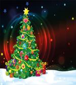 Xmas Tree Cartoon