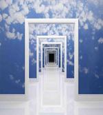 Sky Clouds on Walls artwork