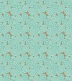 Blue Paisley Flowers