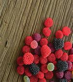 Sweet Jellybeans on Wood