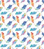 Watercolor Bird Feather