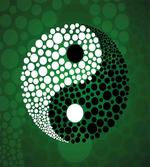 Ying Yang Green Harmony