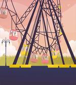 Cartoonish Fun Ride
