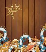 Seashell Anchor Wooden