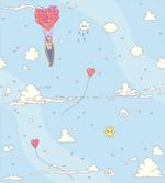 Balloons in Sky