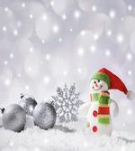Little Snowman with Balls