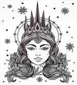 Fantasy Snow Queen Art