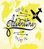 World Map Airplane