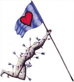 Warrior with Flag