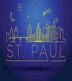 Line Art Style St Paul