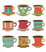 Vivid Teacup Design
