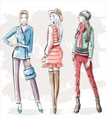 Young Women Clothes Sketch