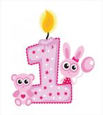 Girls Birthday Bunnies