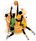 Basketball Players Art