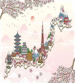 Travel Poster Sakura
