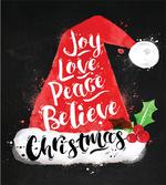 Xmas Hat with Lettering