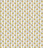 Alcoholic Drink in Mug Pattern