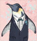 Funny Gentleman Penguin