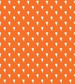 Whirlwind Pattern on Orange