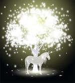 Unicorn Horse with Tree