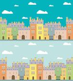 Colorful Cartoon Town