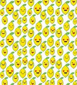 Cartoon Lemon Emoticons