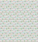 Pink Flamingos Palm Leaves