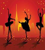 Dancers with Stars Cityscape artwork