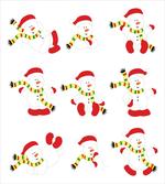 Snowmen with Scarf artwork