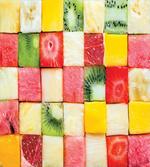 Square Slices of Fresh Food