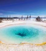 Spring Hot Volcano