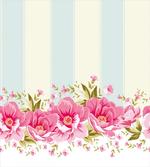 Pink Peony Border Tile