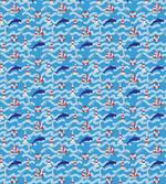 Wavy Lines Dolphins