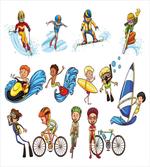 Surfing Cycling