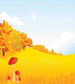 Fall Landscape Meadow