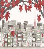 Japanese City Art Panorama