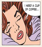 Pop Art Comic Beauty Sleep